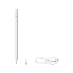 Baseus Stylus Lite with LED - Palm Rejection Magnetic Design Touch Pen (WHITE)