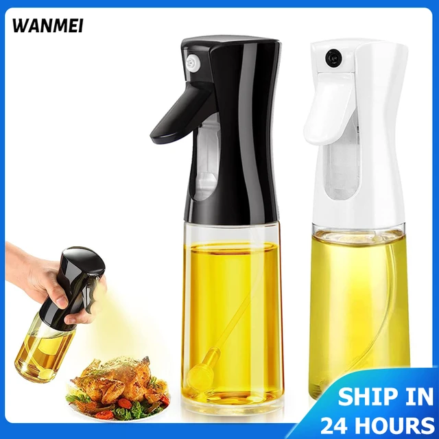 Botella de spray Vidrio de aceite de cocina  Botella de spray de aceite de  oliva Cocina-Botella de spray de 200ml-Aliexpress
