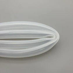 Food Grade Transparent Silicone Tubing, 22mm ID x 25mm OD - Flexible and Non - toxic with Temperature Resistance - 1meter (Transparent)
