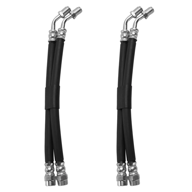 

2X 4D56 Engine Oil Cooler Feed Return Hose Kit MR127900 For Mitsubishi Montero Pajero Sport 1998-2009 L200 1996-2007 2.5