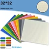 Baseplate 32*32 16X32 Dots Double Sided Plate Building Blocks Classic Base Plate Bricks Kids Toys Compatible with Major Brands 4