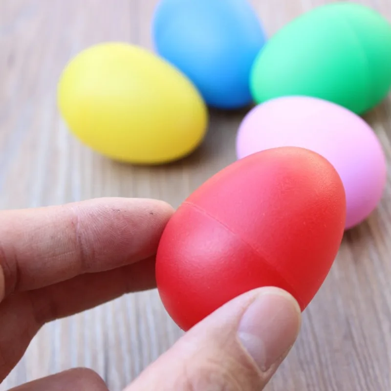 Musical Instruments Accessories Colourful Sound Eggs Shaker Maracas Percussion Red Blue Yellow Pink 5 Colors
