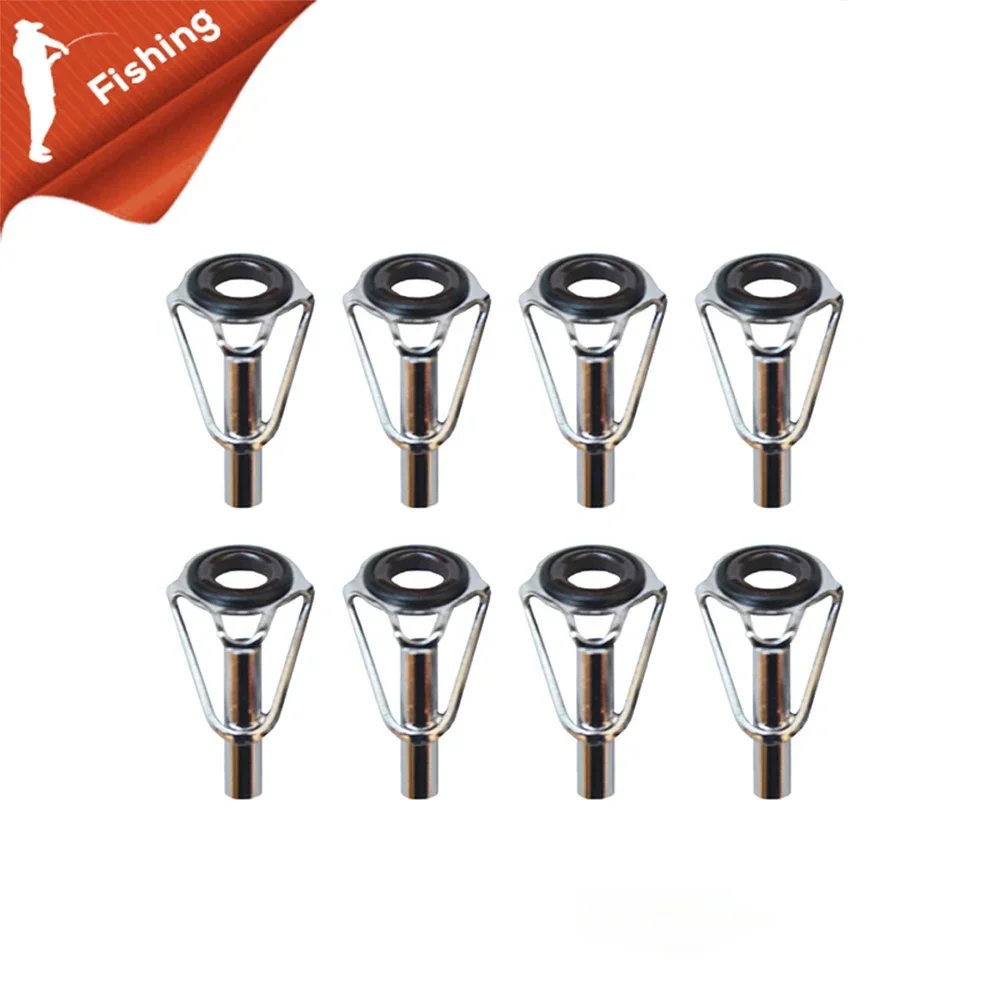 Kit de réparation pour canne à pêche avec anneaux guides en acier inoxydable 1.6mm à 3.8mm,