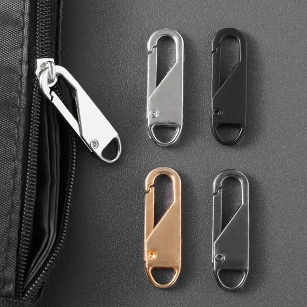 10Pcs Removable Sewing Craft Zipper Slider Puller Instant Zipper Repair Kit Replacement for Broken Bag Suitcase Head