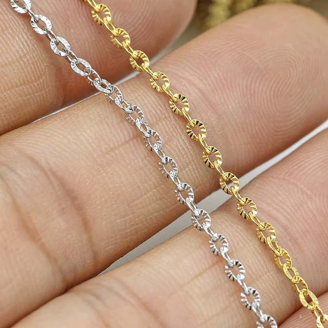 Chains Jewelry Making Wholesale  Bracelet Chains Jewelry Making - 100pcs  Necklace - Aliexpress