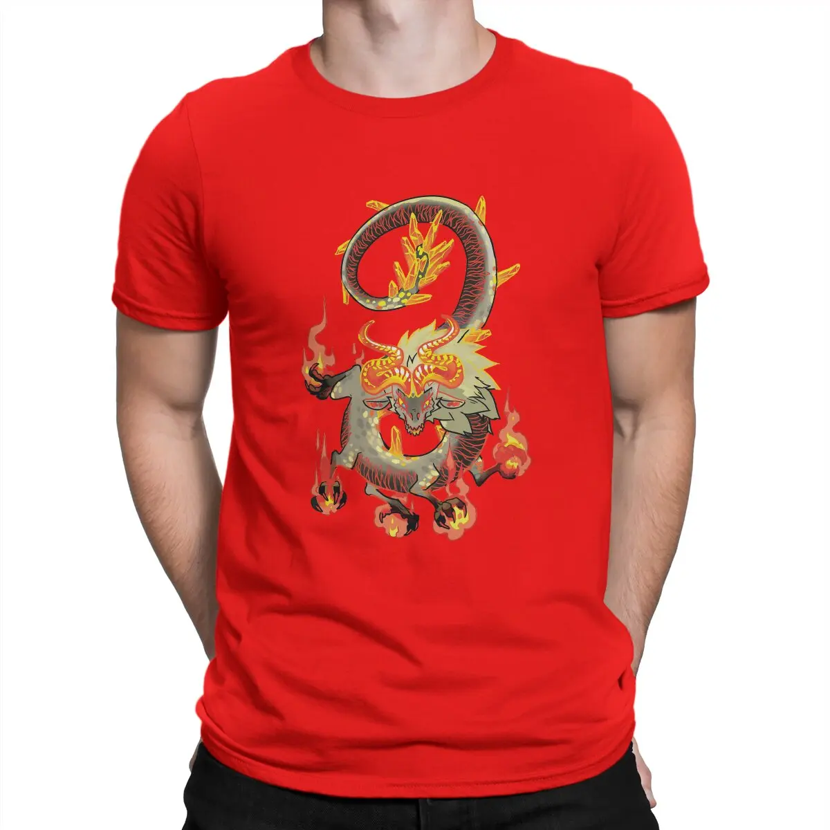 thumbnail image 1 of Camiseta de algodón de manga corta con cuello redondo y diseño de Zelda para hombre de la antigua Dinastía Z, ideal como regalo de humor., 1 of 7