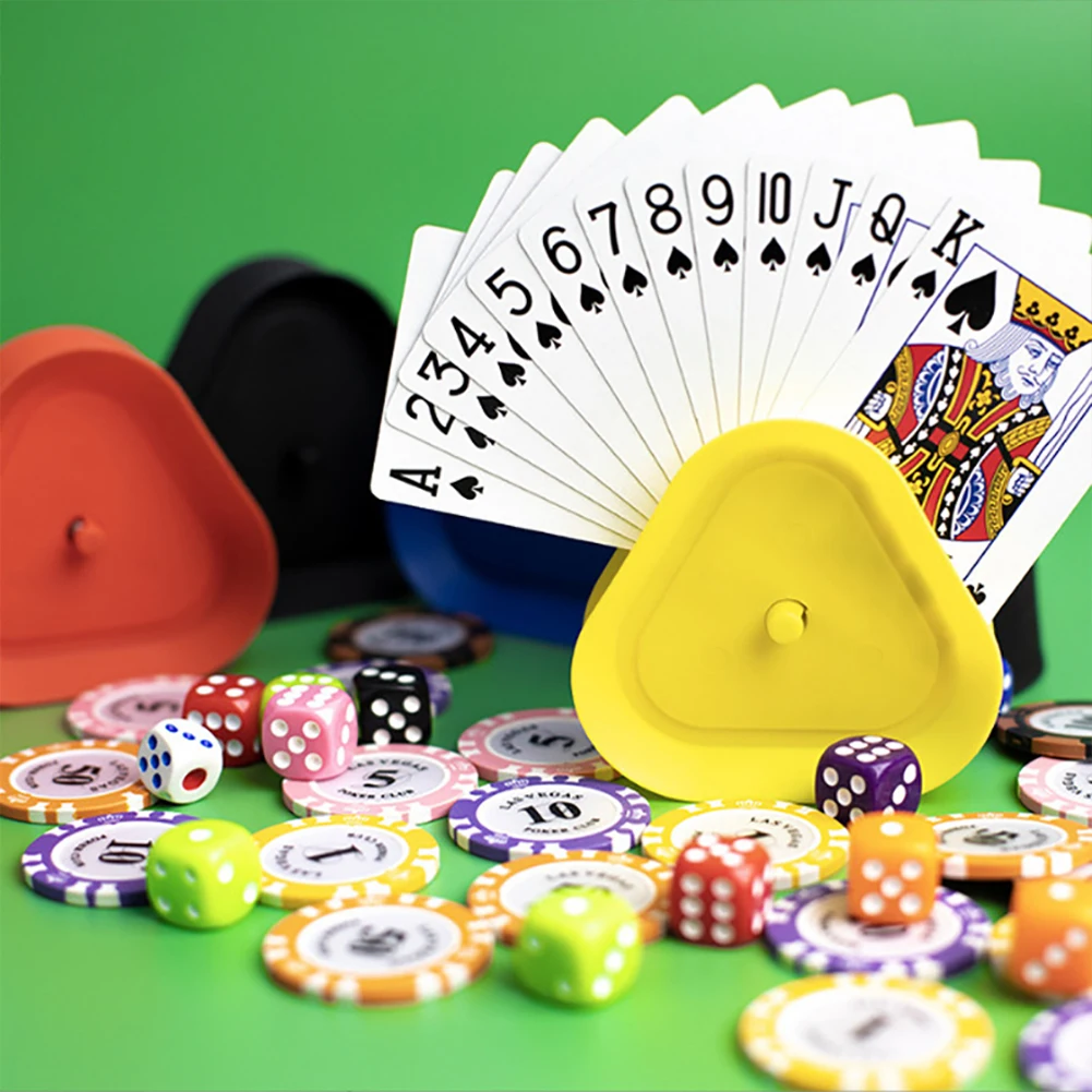 Playing Card Holder 4pcs for Seniors Children Adults