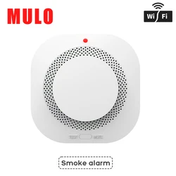 Smart Smoke Detector Alarm with WiFi and ZigBee Connectivity, App Alerts for Enhanced Home Security (WIFI Smoke Sensor)