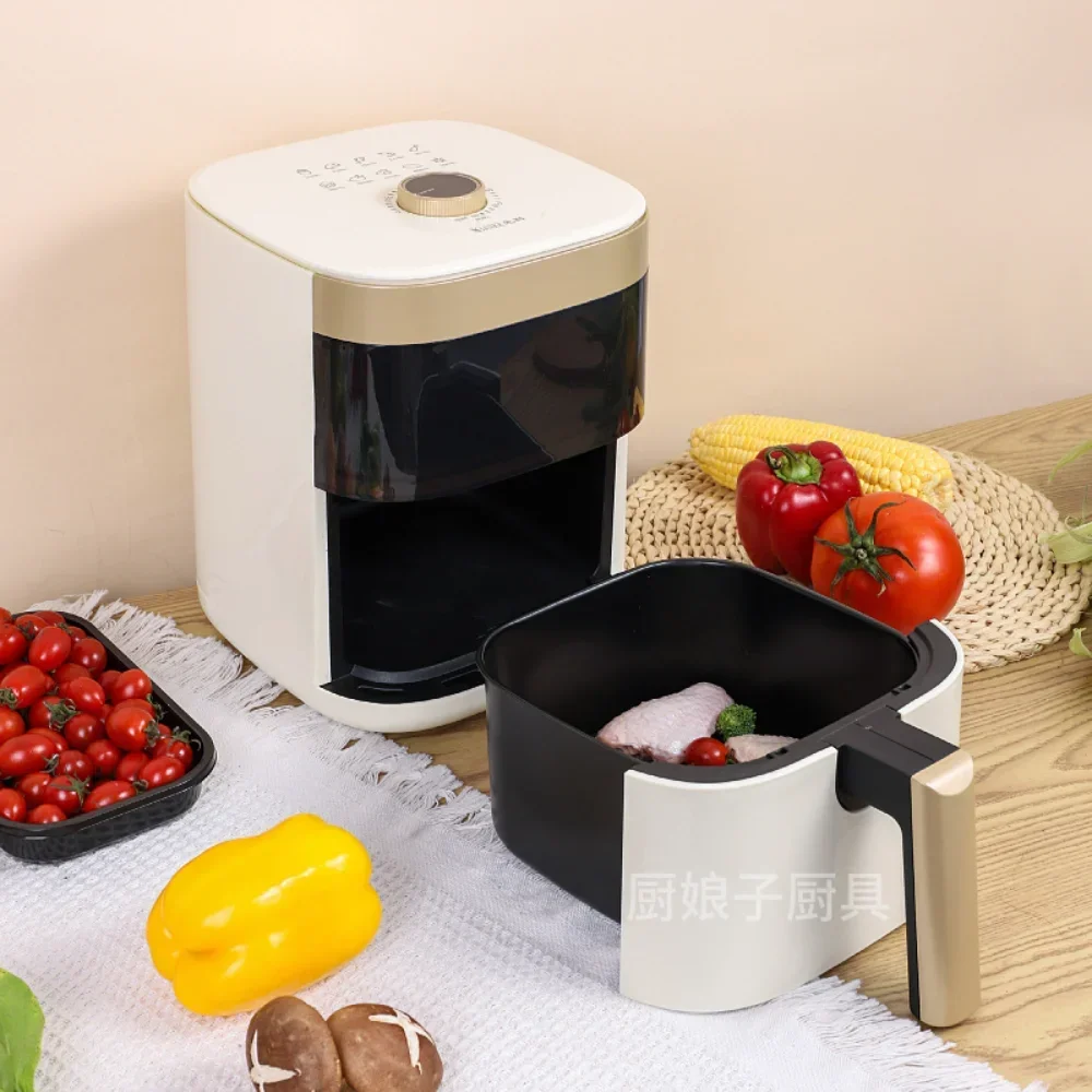 

Multifunction 4.5L Air Fryers Oil free Health Fryer Cooker Smart Touch LCD No Oil Machine Digital Fryer Frenchfries Toaster