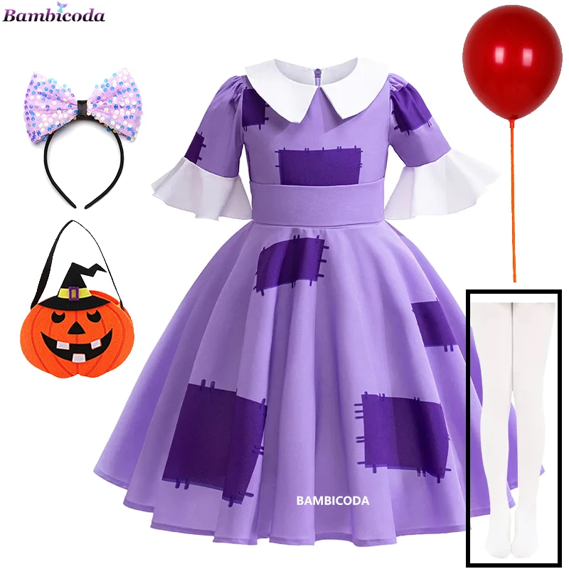 thumbnail image 1 of Disfraz de Cosplay de Anime Pomni The Amazing Digital Circus 2024, mono para niños, traje de Halloween, disfraz de Purim para niños, disfraz de dibujos animados para Cosplay, 1 of 5