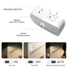 LED Night Light Motion Sensor EU Plug Lamp Nightlights For Children Bedroom Decoration Hallway Stairs WC Bedside Night Lamp 4