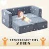 3-in-1 Modular Foam Armchair Play Set, Grow in The Dark Star, Children's Sofas 4