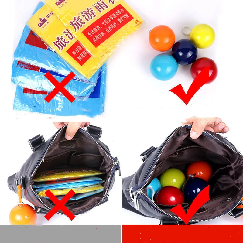 Portable disposable raincoat emergency poncho waterproof adult raincoat for travel outdoor sports
