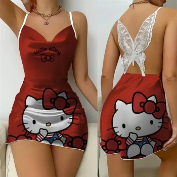 Kittycat Princess Sleepwear for Women Sexy Lingeries for Woman Night Sexs Top Seller Lovely Dresses Girls Sleep Shirts Skirt
