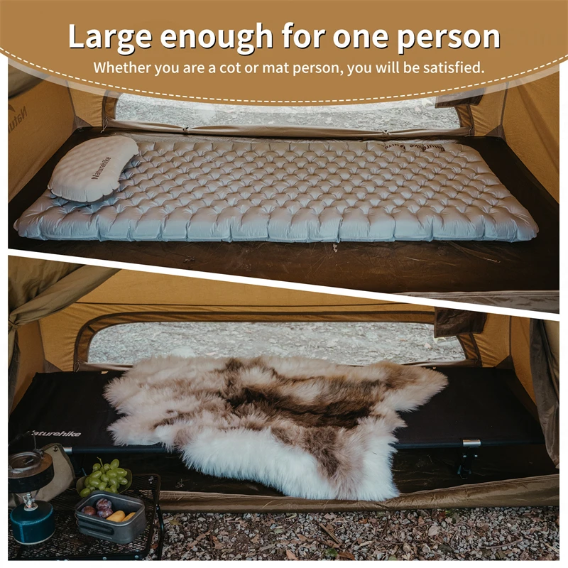 Naturehike TC Cotton Army Tent 4 Season Outdoor Camping Survival Shelter 1-2 Person Glaming Bushcraft Hiking Tent With Chimney