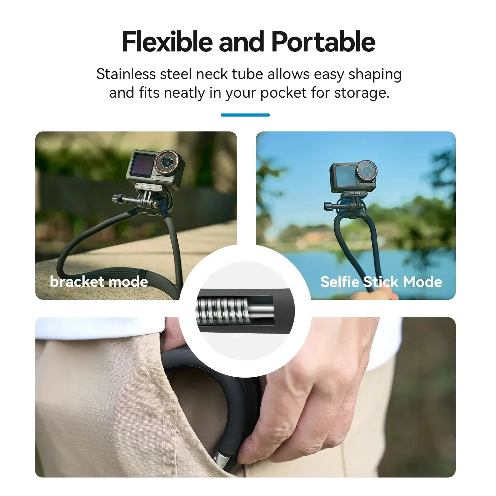 Supporto Per GoPro Supporto Da Collo Magnetico K&F Concept Per GoPro, Smartphone E Action Cam - Regolabile, Pieghevole, Mani Libere Supporto Collo Magnetico Supporto Per GoPro Supporto Da Collo Magnetico K&F Concept Per GoPro, Smartphone E Action Cam - Regolabile, Pieghevole, Mani Libere Supporto Collo Magnetico