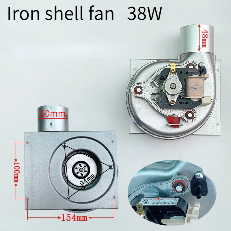 1PC gas wall-hung boiler fan furnace fireplace blower fan motor high  Temperature Resistance Shaded-pole Smoke Exhaust Fan - AliExpress