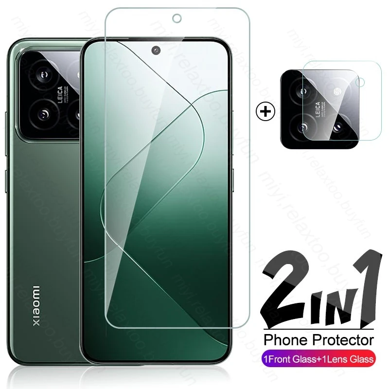 

Защитное стекло для объектива камеры Xiaomi 14 5G, 2 в 1, Защита экрана для Xiomi Xaomi Xiami Mi14 Mi 14 5G 2024 Xiaomi14 6,3 дюйма, пленка для телефона
