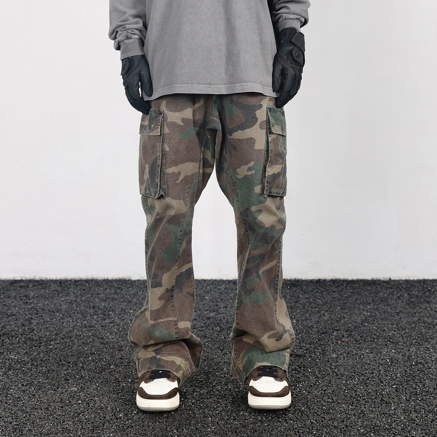 Camouflage Flare Slim Pants ACS0130