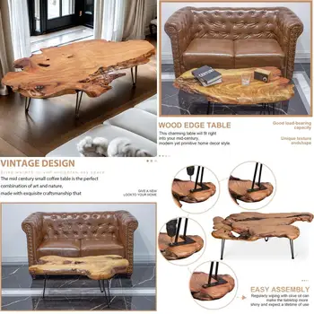 Natural Wood Coffee Table 1