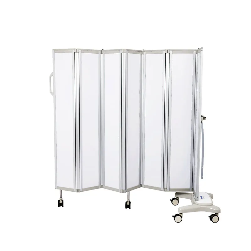 

MK-N03 Wall mounted Folding Hospital Ward Screen Room Divided Medical Partition Bed Screen