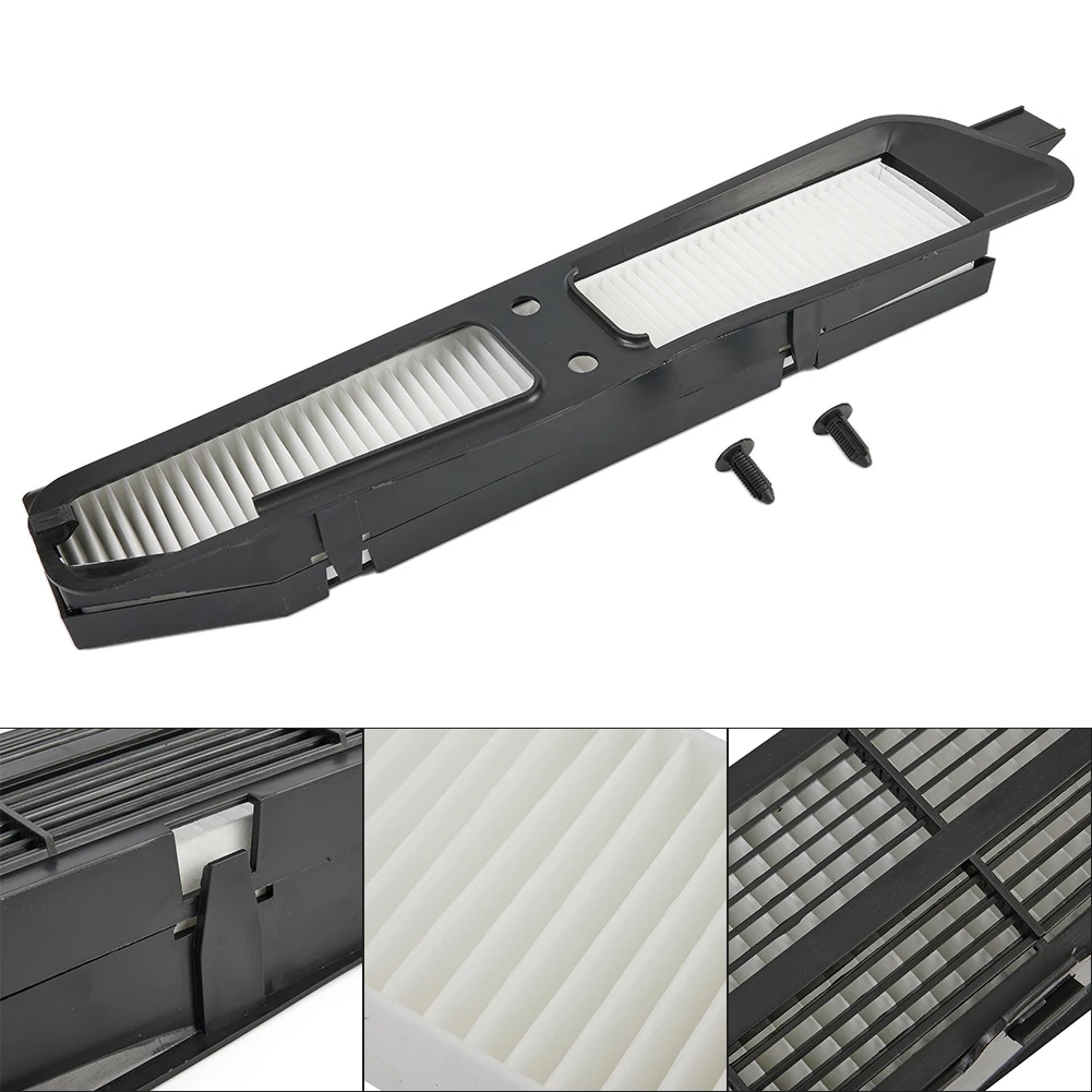 

1 Pair Car Cabin Air Housing And Filter Kit 82208300K ABS Black For Jeep Grand For Cherokee 1999-2010 Wear Parts Cabin Filter
