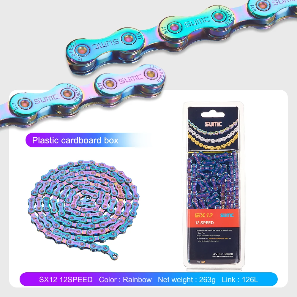 SUMC 12-Speed Diamond Bike Chain 5