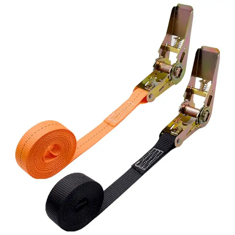 

Motorcycle Tie Down Straps With Claws Ratchet Strap Useful Heavy Duty Car Parts Rope Tightener Car Tightening 25mm Portable