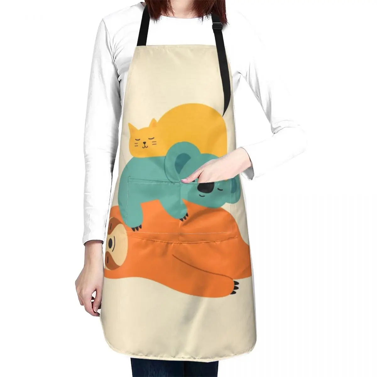 

Being Lazy Apron Woman Kitchen Aprons Kids Apron Cute Kitchen Accessories