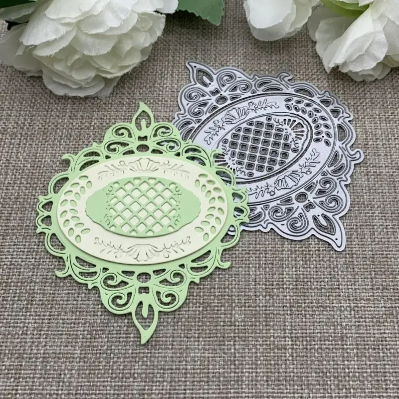 Spitzenrahmen-Stanzformen aus Metall für DIY-Scrapbooking, dekorative Prägung, Handarbeit, Stanzschablone