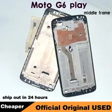 

ORiginal For Motorola Moto G6 play LCD Frame Bezel for Motorola G6 play L3100 L3110 Front Frame Housing Replacement Parts