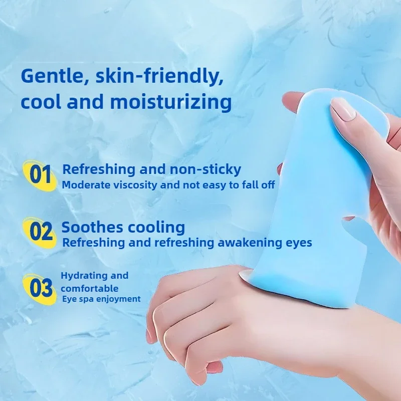 10/20/30 Pcs Box Hot Selling Disposable Ice Eye Patches Hydrogel Eye Protection Relieve Fatigue Herbal Cold Compress Eye Masks
