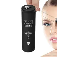 Eyebrow Mapping String Eyebrow Measuring Mapping Pre-Ink String Beauty String Thread 20m Black Ink Mapping Brows Point Tool for 1