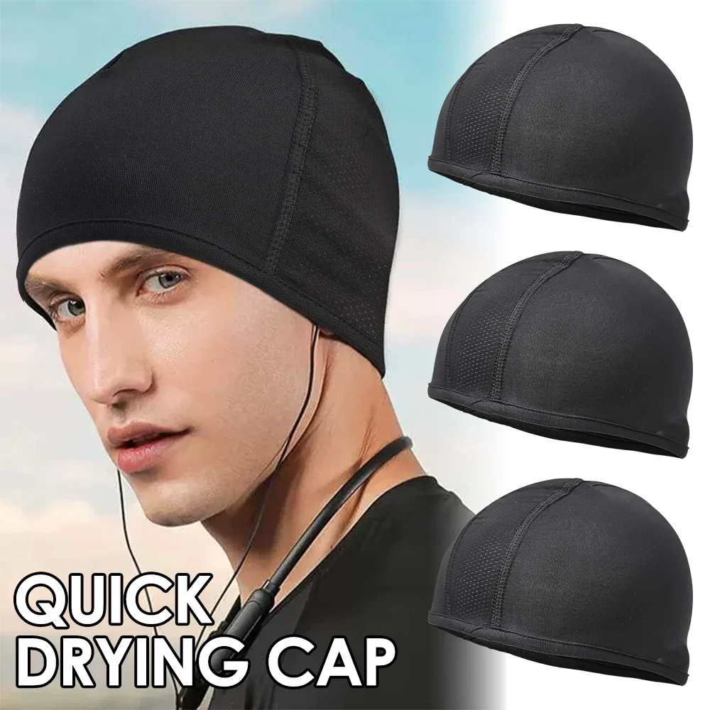 Motorcycle Riding Helmet Lining Hat Cooling Breathable Sweat Wicking Cycling Running Cap Helmet Liner Under Helmets Sports Hat