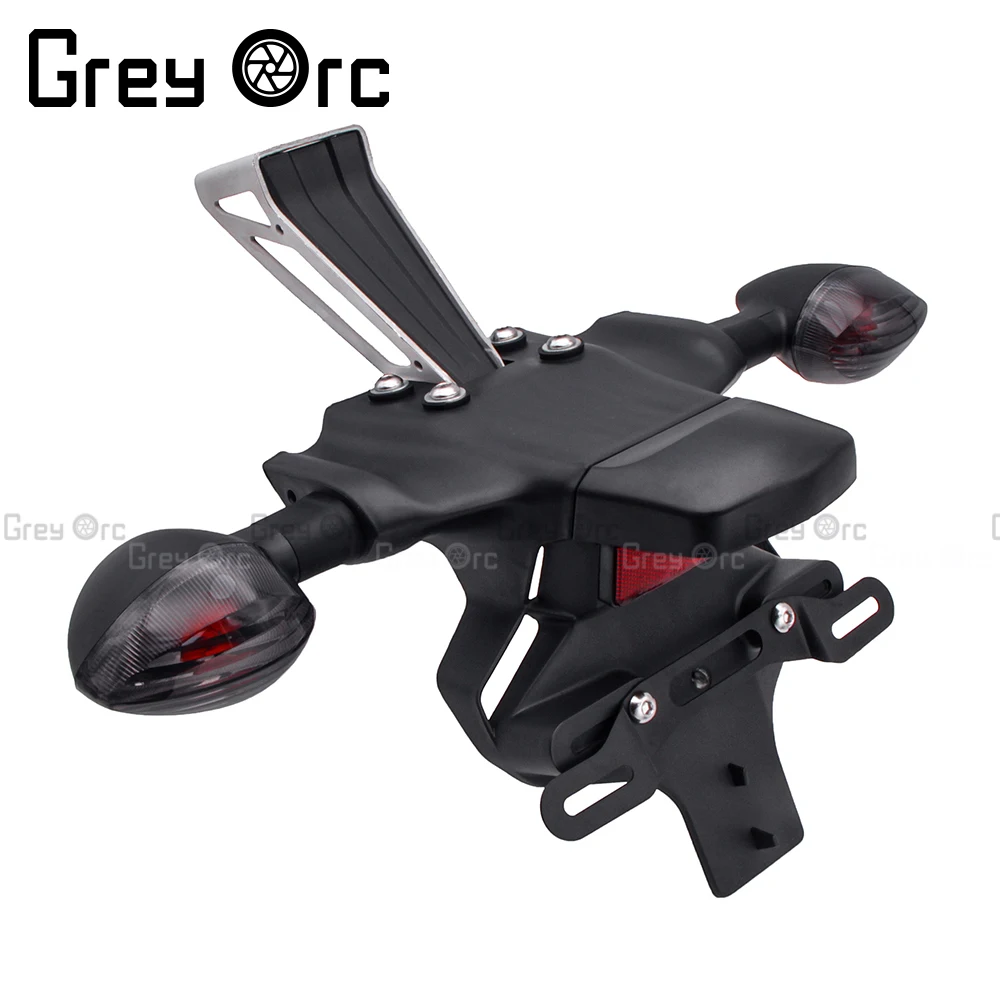 

For YAMAHA YZF R6 2017 2018 2019 2020 Rear Fender Mudguard Cover License Registration Plate Taillight Bracket Moto Accessories