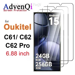 Premium Tempered Glass Screen Protector - 6.88 inch, HD Clear, Anti - Scratch, Case - Friendly for Tempered glass