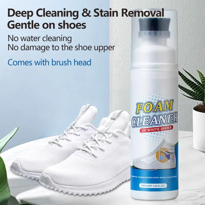 Sneaker Cleaner Foam Cleaner for White Shoes, Boots, Canvas