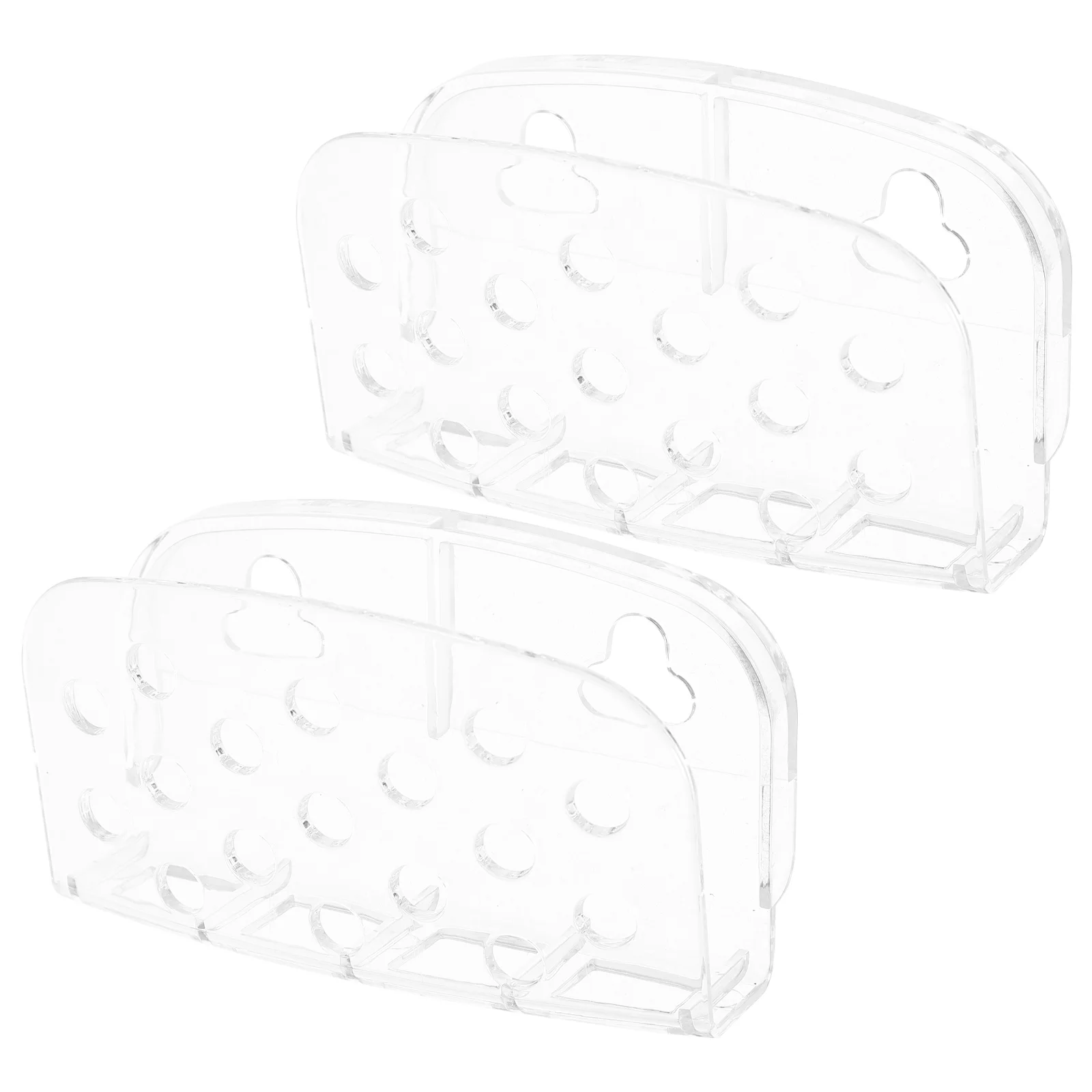 

2 Pcs Utensil Holder Transparent Suction Cup Kitchen Sink Dishwashing Rag Sponge Drain Storage Hanging Basket 2pcs Cute Clean