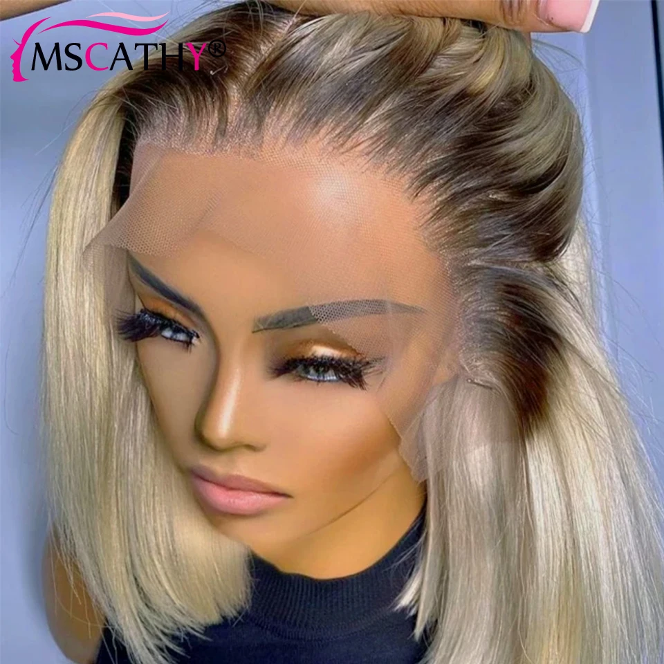 613 короткие парики Bonde на сетке спереди