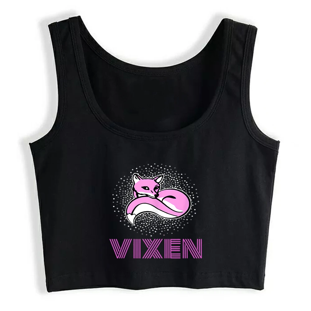 Kinky Vixen Hotwife Fetish Design Sexy Crop Top Cuckold Hot Wife Sharing Humor Fun Flirty Tank Tops Sugar Baby BDSM Camisole