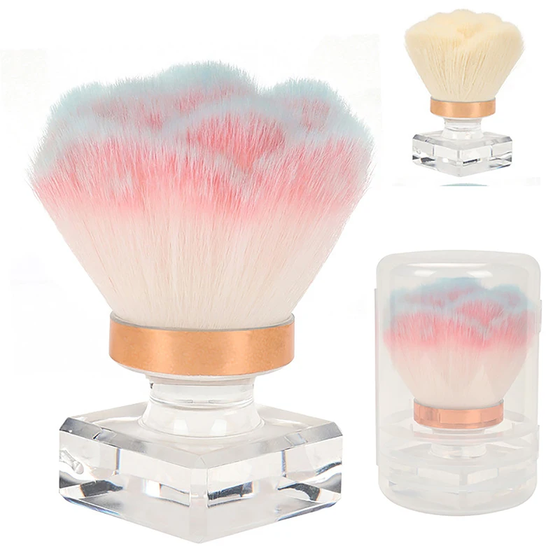 1Pcs Nail Dust Cleaning Brush with Box