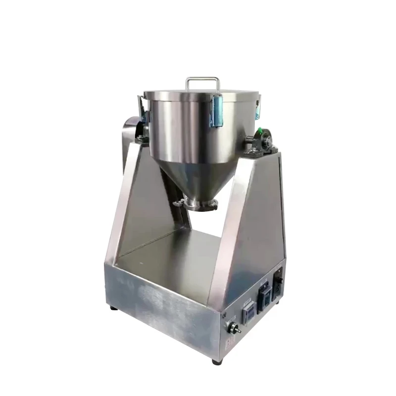 YUCHENGTECH 10L Lab Dry Powder Mixer Mixing Machine Particle Blender Powder  Mixer Granual Blender for Food Chemical Medical 0-33 rpm (110V