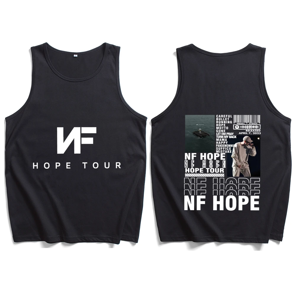 

Мужская футболка без рукавов NF Hope Tour, летняя повседневная футболка с принтом, 2024