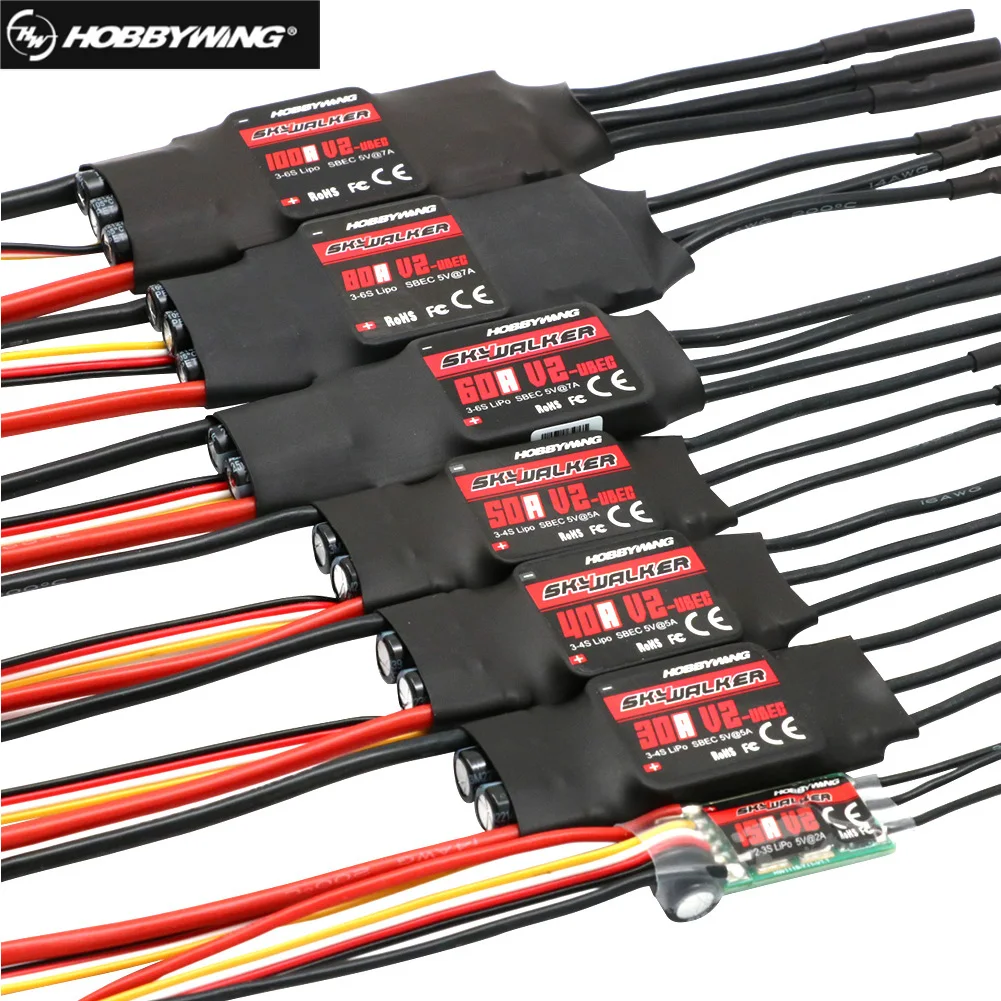 Contrôleur de Vol ESC Skywalker V2 15A-100A pour Drone FPV