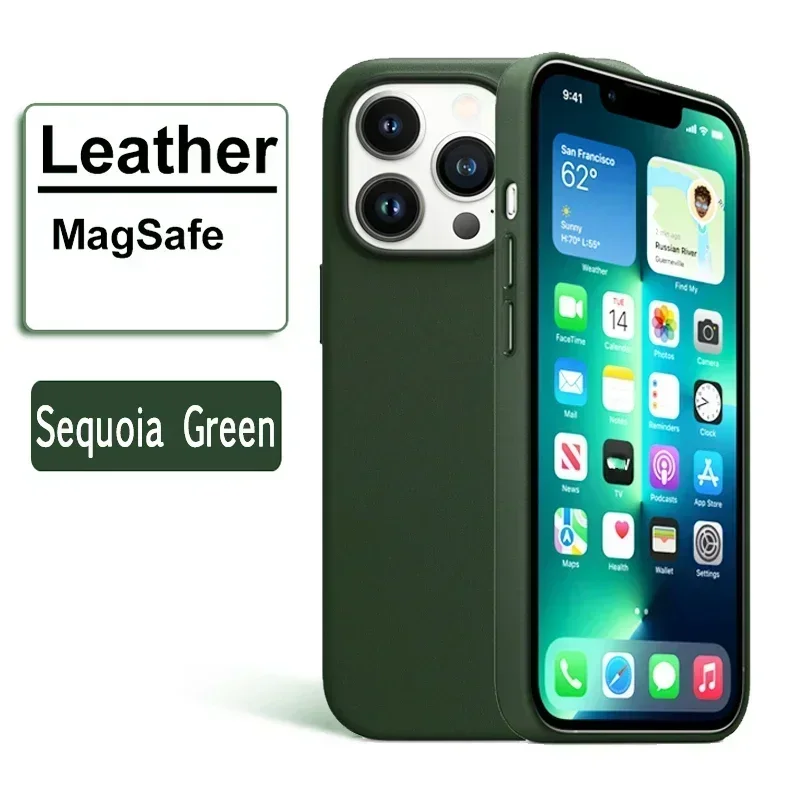 Luxury Leather MagSafe Magnetic Phone Case – Official Style Cover