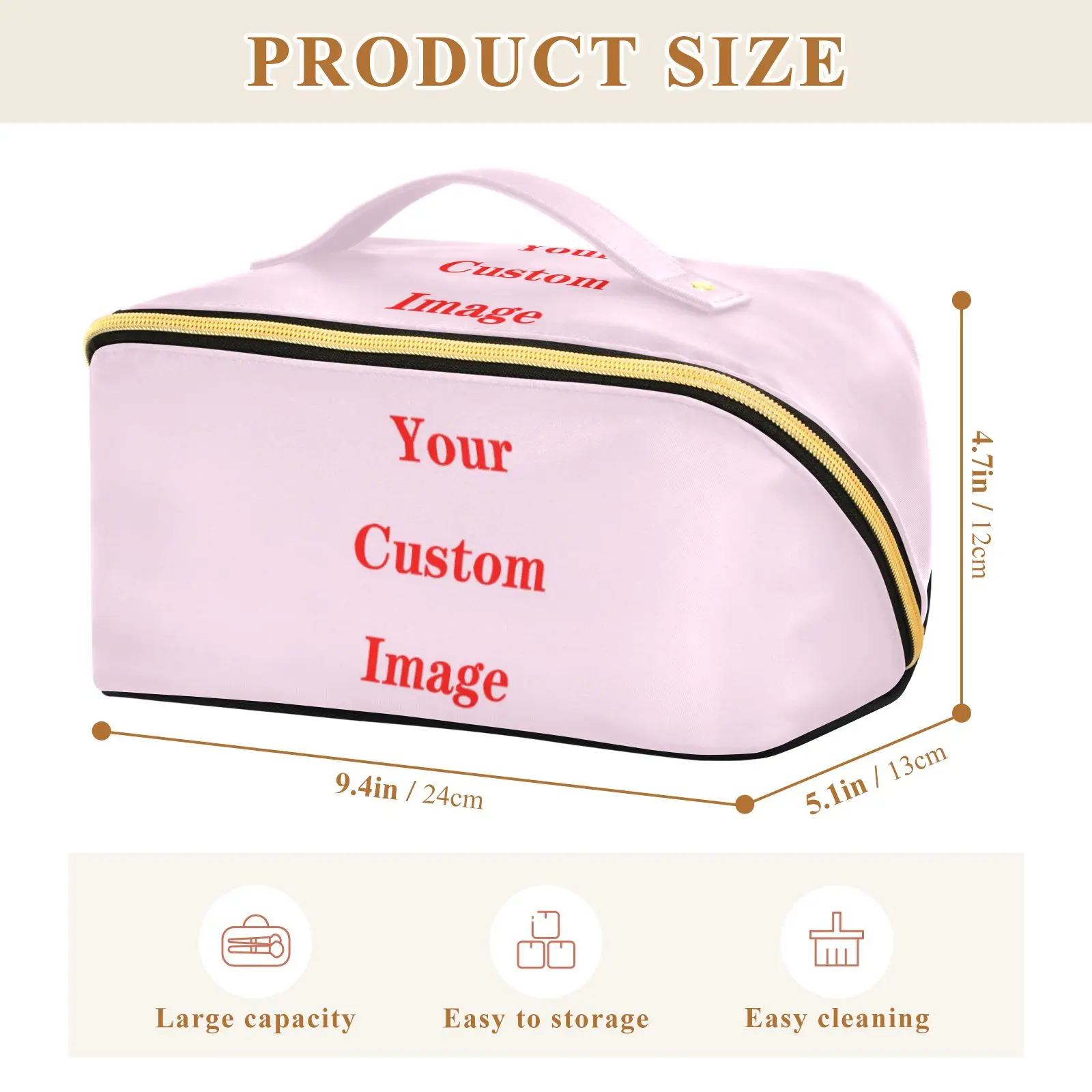 New Toiletry Bag Rhombus Cosmetic Bag Organizer Women Travel Make Up Customized Pattern Big Capacity Cosmetics Suitcases Makeup 2