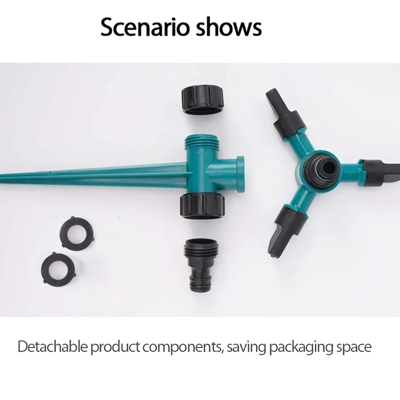 360 Degree Automatic Rotating Irrigation Sprinkler Head, Automatic Irrigation System, Garden Sprinkler Tool, Gardening Tools