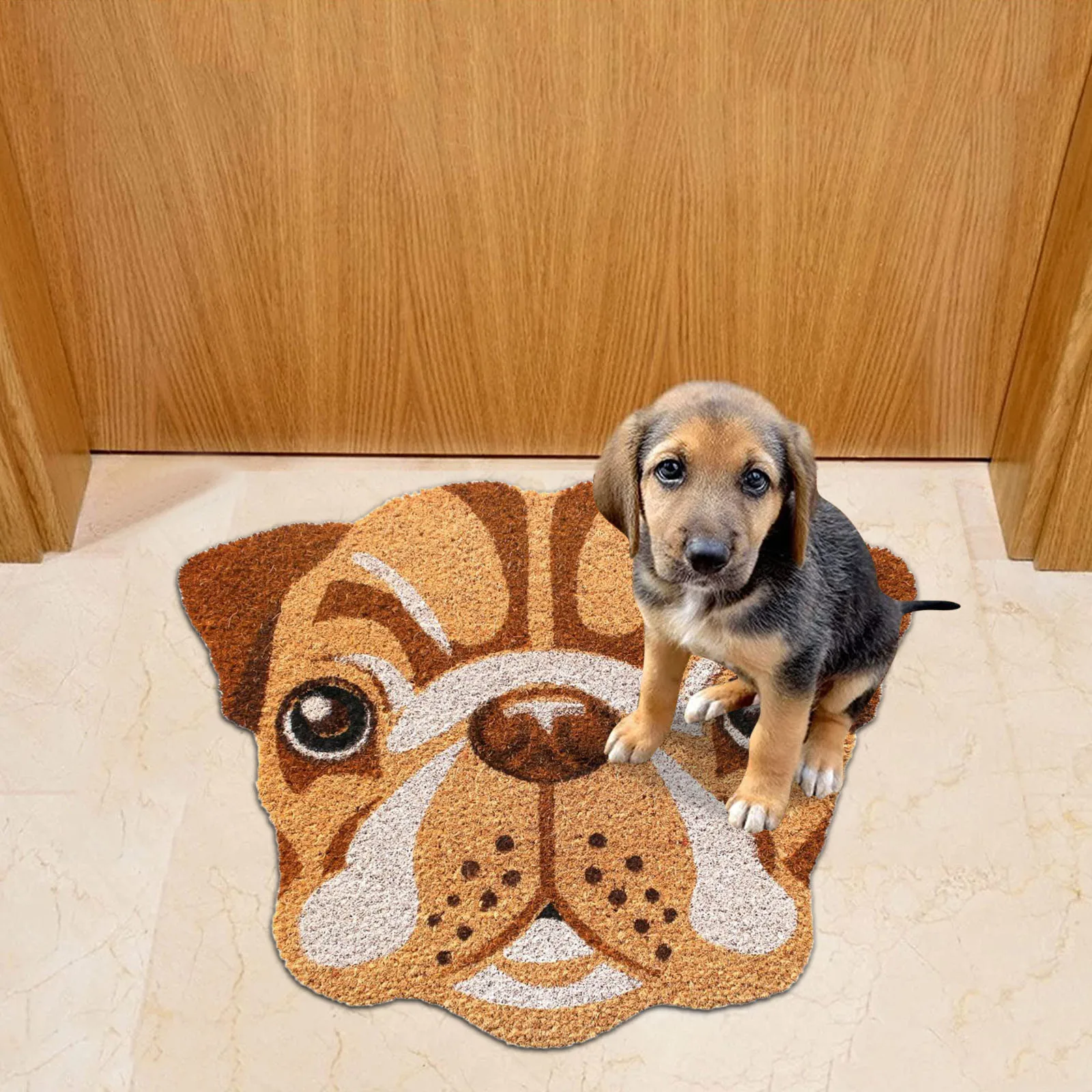 Funny Cute Bulldog Doormat Welcome Floor Mats Dog Animal Shaped