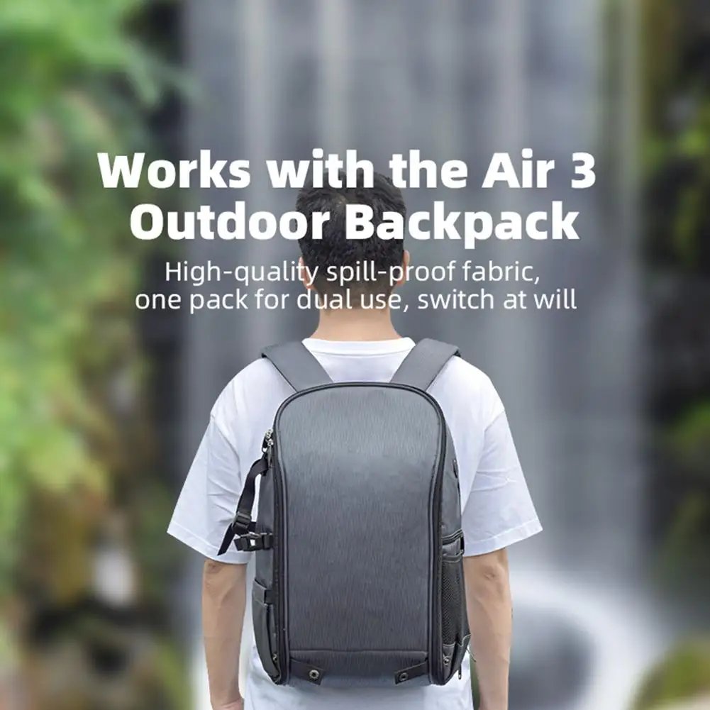 Drone Backpack Lightweight Backpack With Adjustable Shoulder Strap Compatible For DJI Air 3