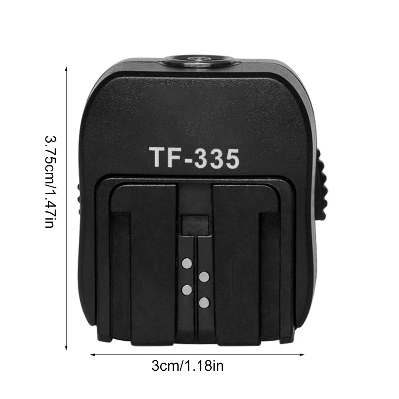 TF335 Flashing Hot Shoe Sync Adapter Dedicated Hotshoe Adapter Converter for A7S A7SII A7R A7RII A7II NEX6 RX1 RX1R RX10